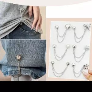 수선 스카프 버클 바지밑단 매너 자석 가방 고정 모자 체인 자석단추 셀프 악세사리 브로치