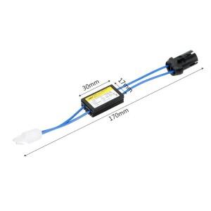 자동차 LED 디코더 OCB 부하 저항 경고 취소 장치 2Pcs 조명 오류 없음 Canbus 케이블 T10 12V