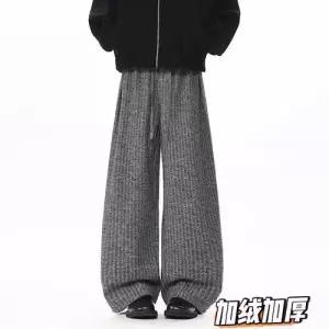 남자 팬츠 데일리 면린넨 스트레이트 잔스트라이프 기모 도톰 빅사이즈 다올4