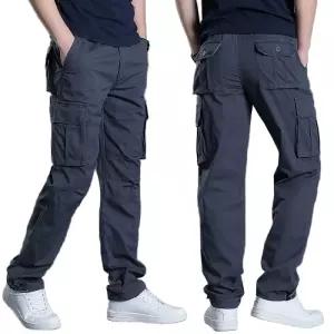 세련된스타일 캐주얼 따뜻한 면 소재 두꺼운 플리스 바지