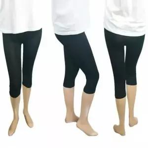 여성 인견 쿨 타이즈 레깅스 속바지 겨울 바지 블랙