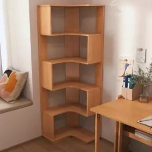 코너책장 도서랙 디자인 틈새 선반 인테리어 만화 거실