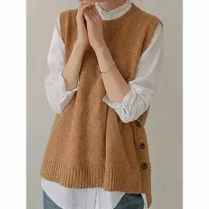 [하프클럽/예쎄]버튼 포인트  베스트 (S5FVT004A)