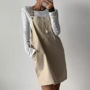 [신상오픈런]여성용 오버롤 캥거루 포켓 미니 원피스 (40818139)