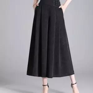 스커트 바지 여성 여름 루즈핏 아이스 와이드 경량 원픽1