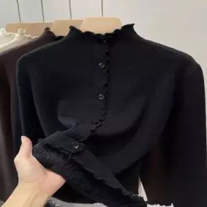 추동 이너 여사친 니트 폴라 반 일체형 융털 슬림핏 기모 도톰한 SPO마켓1