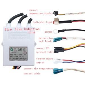 가정용 가스 온수기 이중 점화 펄스 컨트롤러, 3 와이어 포인트 라인 온도 제어
