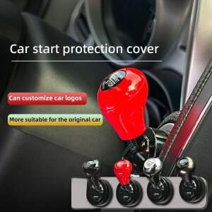 차량 원터치 시동 버튼 푸시 투 스타트 로커 레버 액세서리 인테리어 장식