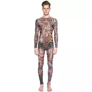 타투티셔츠 문신티 타투옷 일본옷 타이트 쫄티 이레즈미