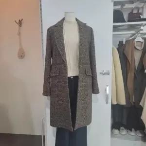 [하프클럽/]올리비아하슬ㄹ DP01 체크 모직코트 OHDWCT203