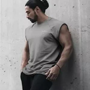 남성 민소매 셔츠 라운드넥 헬스 민소매티 (13190106A)