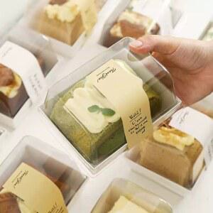 조각 케이크 케이스 투명 포장 박스 디저트 상자 용기