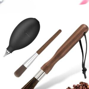 커피 그라인더 청소 도구 분쇄기 LCD 보관백 가능 에어 펌프 유형 핸드 슈퍼 용량 금속