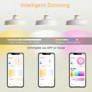 Ewelink GU10 Zigbee LED 전구 WiFi 스마트 램프 RGB CW WW App 제어 Led Alexa Google Yandex와 함께 작