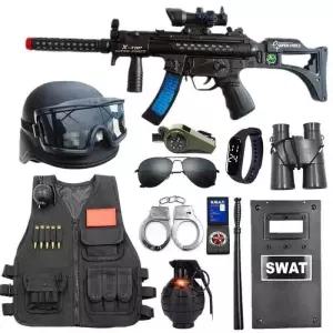 특수부대 요원 코스튬 의상 세트 특공대 경찰 장난감 개