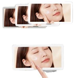 조정 보강 스트랩 거울 화장대 차단용 선 바이저 밴드가 자동차 햇빛 WHITE