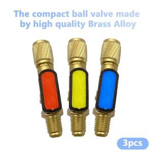 에어컨 냉매 볼 밸브 1/4 