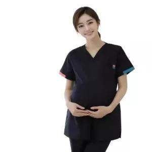 임산부 간호복 상의 유니폼 병원 하의 근무복 치과 의사