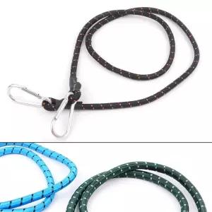 자전거 오토바이 고정 비너 탄성 고무줄 1.5m 랜덤1p