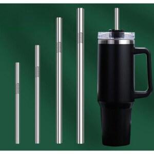 스텐빨대 40OZ 다회용 빨대 호환 텀블러 재사용 관경 6직 6굽힘 길이 30cm