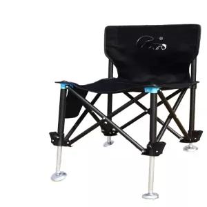 가벼운 민물 낚시의자 체어 소좌대 검정 등받이