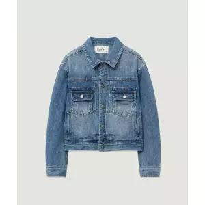 엘무드 LMOOD 케인 데님 트러커 자켓 워시드블루 L5AD0009DB 417864