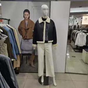 [하프클럽/]Ab.f.z DP01 양털페이크집업무스탕자켓 AFZ4FFM2