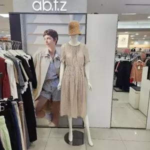 [하프클럽/]Ab.f.z DP01 시어서커 셔링밴딩 원피스 AFZ3HO10