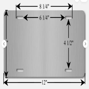 부다페스트 헝가리 BH01 참신 자동차 번호판 알루미늄