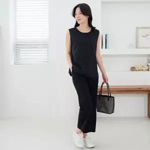 [서울양말]국내산 여성 여름 와플 풍기포 인견 나시 블라우스 민소매 빅사이즈 엄마옷 쿨링 냉감