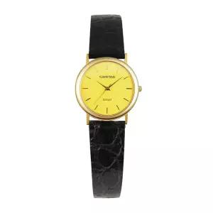 카리타스 고품격 18K 골드 여성 명품 예물 선물 고급 가죽 손목  금 시계 / C16000GF