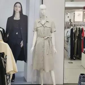 [하프클럽/]Abfz DP01 노치드카라 꽈배기벨트 원피스 AFY3HO01