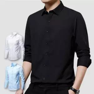 [라일리의류] Rly 구김없는 남성 긴팔 와이셔츠 일자핏 직장인 카라