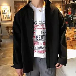 [라일리의류] Rly 봄 마 캐주얼셔츠 남성남방 오버핏 INSUM53