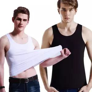 민소매 아이스 런닝셔츠 런닝 헴라인