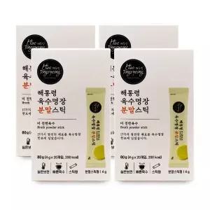 해통령 육수명장 더 진한 육수 분말스틱 80g X 4박스 I