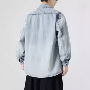 남성패션 청자켓 코트 추동 복고풍 루즈핏 빅사이즈 DL4