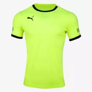 푸마 트레이닝 유니폼 티셔츠 풋살 형광노랑 단체복 간편한운동용품 데일리 나들이 가벼운착용감 바캉스