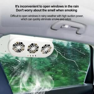 자동차 창문 배기 선풍기 공기 순환 냉각기, 내부 동력 태양 에너지, 냉각 절약 라디에이터, 여름 K9Q1