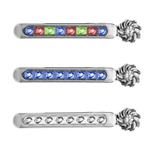 2개입 풍력 LED 자동차 라이트 주간 주행등 보조 회전형