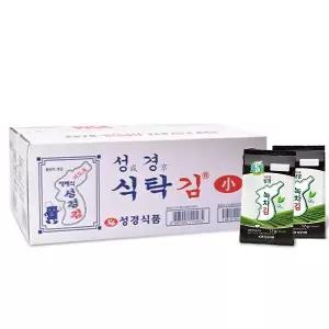 성경김본사 지도표성경 녹차 조각김 17g 30봉