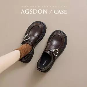 여성 가을 클래식 슈즈 키높이 플랫 단화 로퍼 패피3