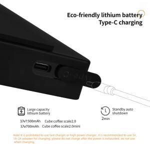 MHW-3BOMBER Pro 스마트 커피 스케일 - 2kg/0.1g 고정밀 자동 타이머, 에스프레소 & 푸어 오버 드립 바리