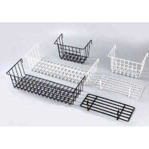 철제 타공판 진열대 액세서리 파티션 메쉬보드 화이트 단일상품 선반 양말 단면 악세서리