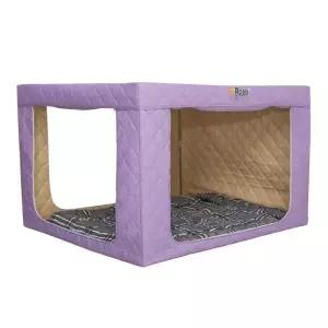 침대 커튼형 거실용 암막 보온 방한텐트 우풍 차단텐트