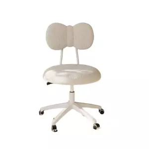 화장대 의자 양털 스툴 베이비 핑크 안락한 로맨틱한