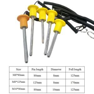 피트니스 장비 액세서리 벨트 라인 마그네틱 볼트 카운터-웨이트 블록 썸 래치 풀 핀, 강도 훈련 1 개