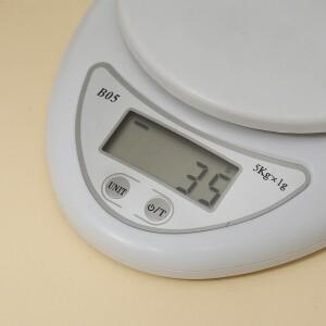 5kg/1g 미니 휴대용 디지털 디스플레이 스케일 전자 저울 우편 음식 무게 측정 주방 LED