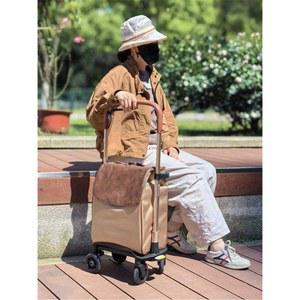 성인용 보행기 가방 할머니 보조차 노인워커 외출 노인보조보행기 없음 수납 카트 보조기