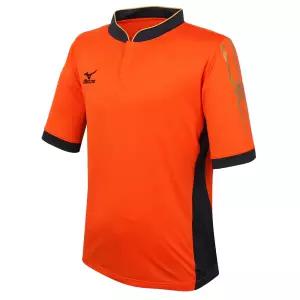 미즈노 버튼차이나넥 골프 오렌지남자저지반팔티 스포츠웨어 단체티 아웃도어티셔츠 간편한운동용품 등산티